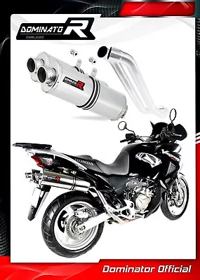 XL 1000 V VARADERO Exhaust OVAL Dominator Racing Silencer 2003 2004 2005 2006 • $361.08