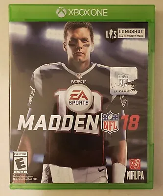 Madden NFL 18 Xbox One - Complete NIB - In Perfect Mint Condition - Tom Brady  • $2