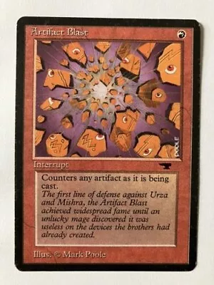 Magic The Gathering Card Game Antiquities Edition Red Card Artifact Blast • £4.99