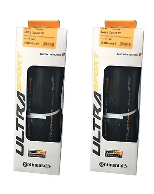 Continental Ultra Sport III 25mm Bicycle Road Bike Tyres  • $54