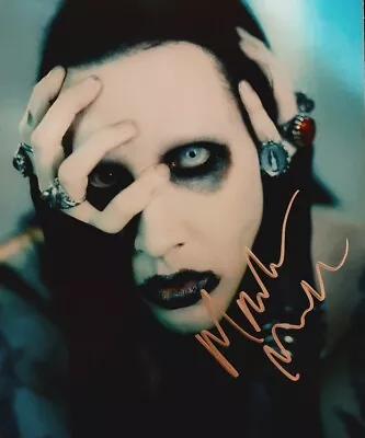 Marilyn Manson Signed Autographed Photo 8x10 Full Auto / Rare / IP / Rob Zombie  • $100