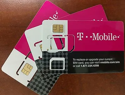 T-Mobile 4G LTE Sim Card ( Micro And Nano) • $2.99