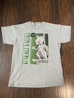 $59.97 • Buy Vintage 90s Pokemon Mewtwo #150 Graphic Shirt Size Youth XL
