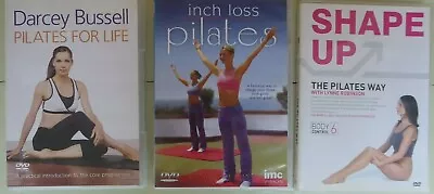 Three Pilates DVDs Incl. Darcey Bussel - Pilates For Life (DVD 2006) • £10