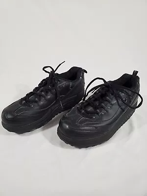 Skechers Work Shape Ups Slip Resistant Sneaker Shoes Black Size 9 Ships Free  • $34.99