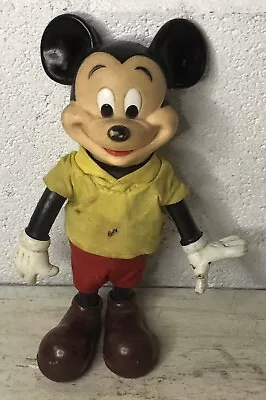 Vintage Walt Disney Productions MICKEY MOUSE Figure Doll Toy DAKIN 1970s 7” • $11.66