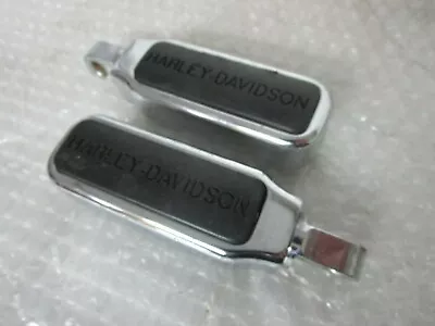 $24.99 • Buy Harley Davidson Sportster Dyna Softail V-Rod Smooth Chrome Billet Foot Pegs 