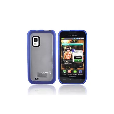 Verizon Dual Cover Case For Samsung Fascinate SCH-I500/Galaxy S - Blue/Clear • $8.49