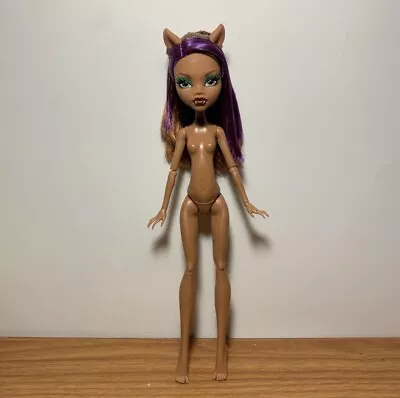 Monster High Frights Camera Action Black Carpet Clawdeen Wolf Doll • $18