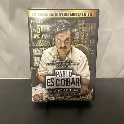 Pablo Escobar: El Patron Del Mal Parte 1 2 And Parte 3 DVDs Disc  All 3 Set • $30.60