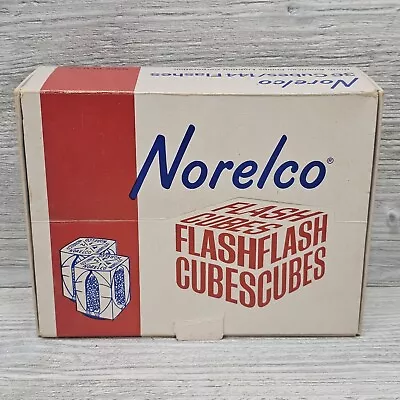 NOS Vintage Norelco Flash Cubes 36 Cubes 144 Flashes Full Case Counter Display • $74.99