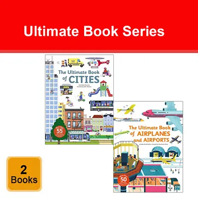 £15.68 • Buy The Ultimate Book Series 2 Books Set Cities Of Cities, Airplanes And Airports