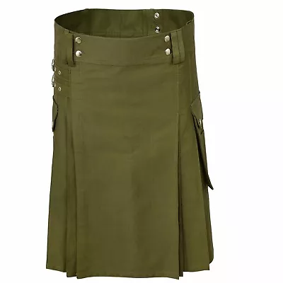 $34.99 • Buy Oliver Green Men Fashion Sport Utility Kilt Deluxe Kilt Adjustable