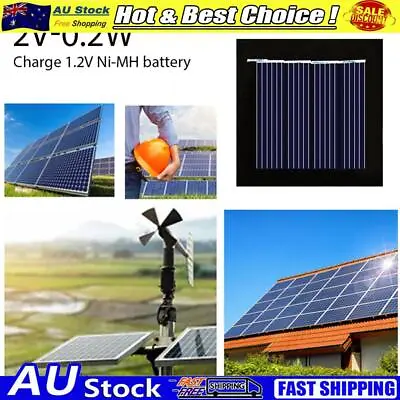 2V 0.2W 100mA Solar Panels DIY Charge Module Mini Polysilicon Solar Cell System • $8.49