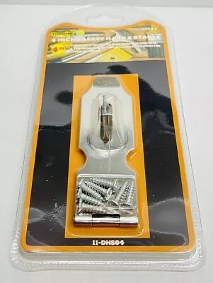 4  Metal Latch Hasp Staple Padlock Door Guard Security Lock W/ Screws # 11-DHS04 • $6.95