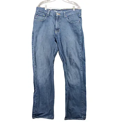 Tommy Hilfiger Relaxed Freedom Jeans Mens 34x32 Blue 5-Pocket Cotton • $15