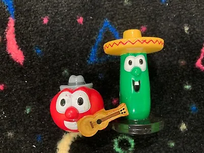 RARE Big Idea VeggieTales Bob Larry Braum’s Kids Meal Toys 2004 • $70