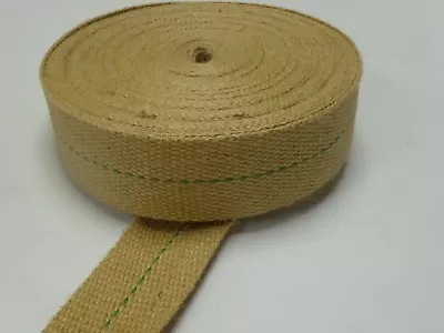 £13.99 • Buy 33 Metre FULL ROLL Of PREMIUM HESSIAN JUTE UPHOLSTERY WEBBING ~ 50mm / 2 