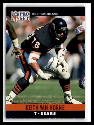 Keith Van Horne 1990 Pro Set   #58  Chicago Bears • $1.75