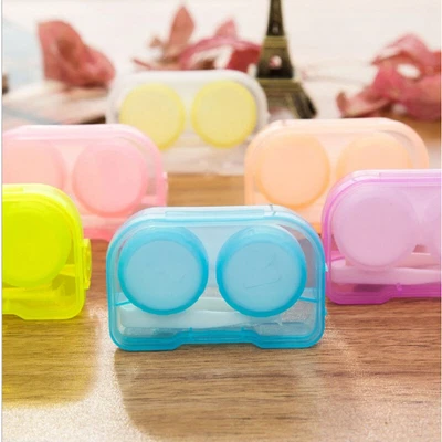 £3.42 • Buy 1pcs Contact Lens Case Container Eye Contacts Travel Portable Contact Lens Case