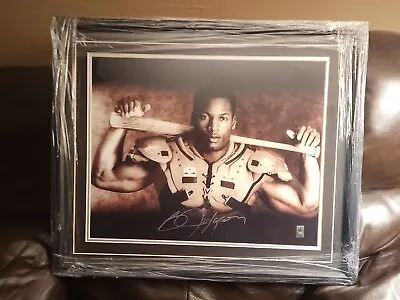 Bo Jackson Autographed Signed Bo Knows Football / Baseball Framed 16x20 Gtsm • $1850