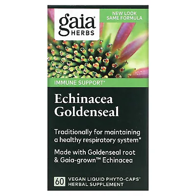 Echinacea Goldenseal 60 Vegan Liquid Phyto-Caps • $28.67