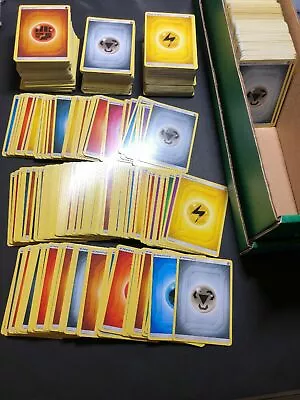 $26 • Buy Pokemon Basic Energy Card Lot Of 500 Cards! Mix Of All Types!! Free Shipping!