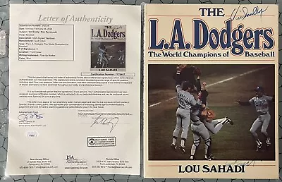 Vin Scully Autographed Los Angeles Dodgers Yearbook JSA Authentic • $299.95
