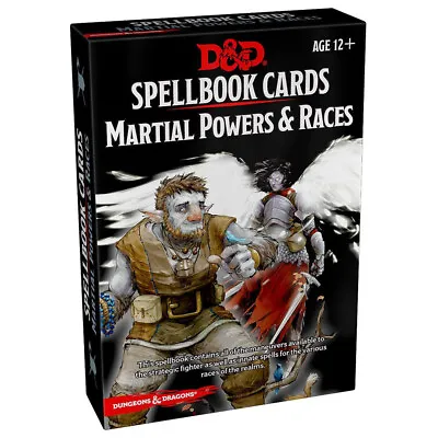 $22.95 • Buy Dungeons & Dragons Spellbook Cards: Martial Powers & Races