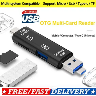 £3.88 • Buy SD Card Reader USB 3.0 High Speed Memory SDHC SDXC MMC Micro SD Mobile T-FLASH