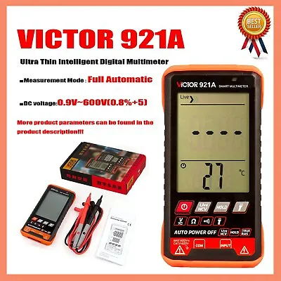 VICTOR 921A 921B Ultra Thin Intelligent Digital Multimeter Smart Multimeters • $17.99