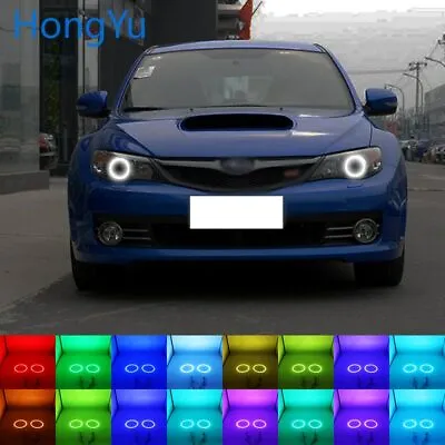 Multi-Color LED Angel Eyes Halo Rings Kit For Subaru Impreza WRX STI 2007-2011 • $31.99
