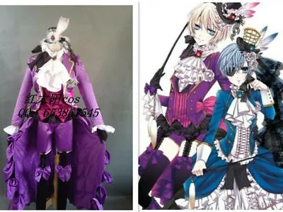 Black Butler II Cosplay Earl Alois Trancy Purple Uniform Set Cosplay Costume/ • $66