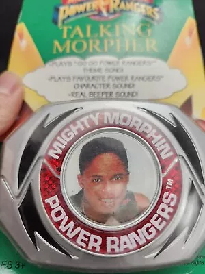 Vintage 1994 Mighty Morphin Power Rangers Black Ranger Talking Morpher • $50