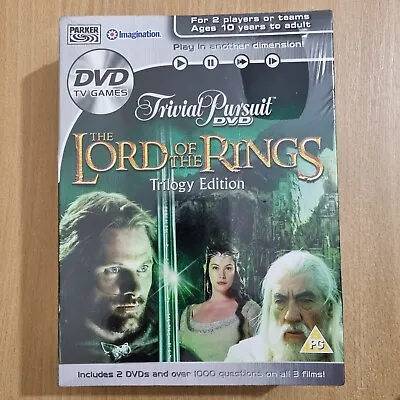 £7.99 • Buy Lord Of The Rings Trilogy Edition Trivial Pursuit DVD New Sealed 2 DVDs