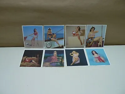 Vintage Paper Prints By Copr A. Fox 1950's 8 Girl Models 4-1/4  X 5-1/4  Prints. • $48.95
