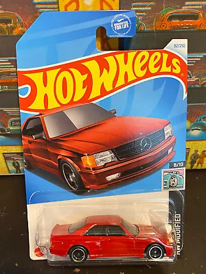 2024 Hot Wheels Red 89 Mercedes Benz 560 SEC AMG #82 Brand New MOC • $4.50