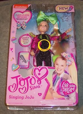 New Nickelodeon Jojo Siwa Singing Jojo Doll With Microphone  Nonstop  • $60.13