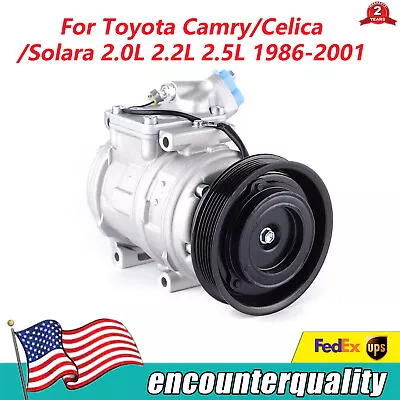 AC Compressor With Clutch For Toyota Celica Camry 2.2L L4 2.0L 1992-2001 • $96.90