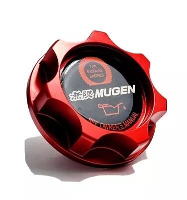 Honda 96-00 Hatchback Civic Ek Ek9 Si Em1 Coupe Racing Red Oil Cap Mugen Red Jdm • $23.99