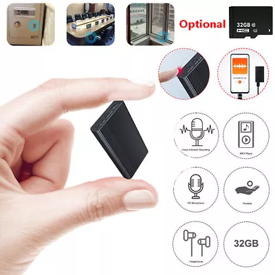 500Hr Spy Digital Hidden Voice Activated Mini Sound Audio Recorder Dictaphone • $14.98