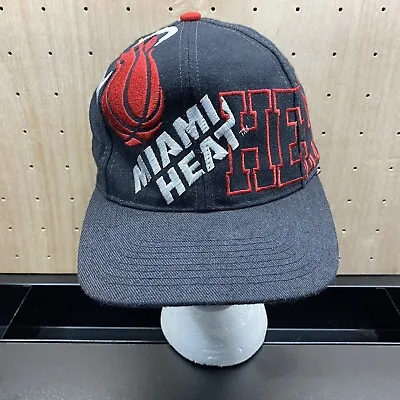 The Game Big Logo Miami Heat NBA Numbered Snapback Hat 865/2000 Vintage • $240.69