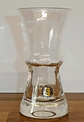 £5 • Buy Dartington Lead Crystal Waisted Clear Glass Vase