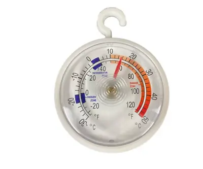 £2.95 • Buy Thermometer With Hook Fridge Freezer Room Mini Temperature Gauge Dial