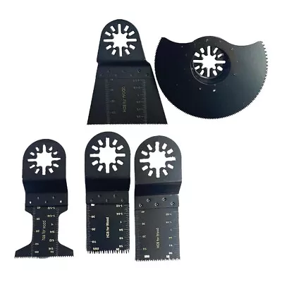 5 Pcs Oscillating Multi Tool Saw Blades Kit For Parkside Workzone Einhell Set • $28.34