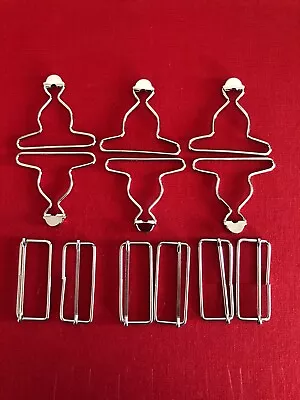 CYATHAGOR 6 Sets 2 Inch Silver Overall Buckles • $8.99