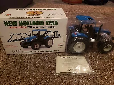 ERTL 1/16 New Holland 125A Toy Tractor - Pennsylvania FFA 75th Anniversary  • $168.13