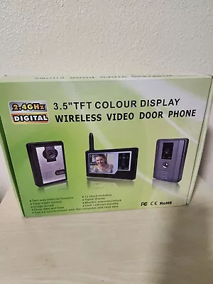 2.4 Ghz 1V1 Wireless Video Door Phone  • $75