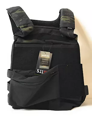 5.11 Tactical Tactec Trainer Weight Chest Vest Black Multicam 56693MC-251-1SZ • $169.96