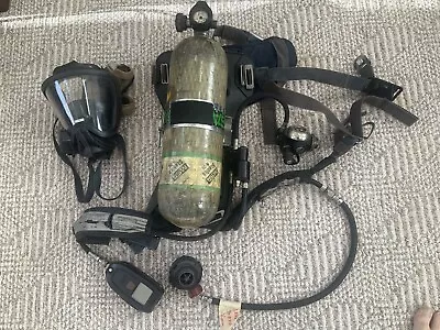 MSA Frame Harness 4500psi SCBA Air Pack Bottle Cylinder Tank Mask Alarm Inop • $295